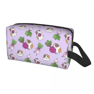 Förvaringspåsar Guinea Pig Mönster toalettartikar Bag söt inhemsk kosmetik kosmetisk makeup arrangör kvinnor skönhet dopp kit fall fall