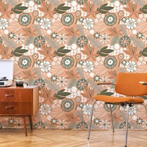 Tapetka retro tapety skórka i kij kwiatowy boho dech w ścianach sypialnia papier kontaktowy do łazienki zdejmowany mural domowy