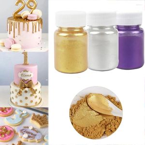 Moldes de cozimento 15g Color Dust Flash Glitter Golden Po Inndant Bolo Decorating Tool Biscuit Pastral Macaron Chocolate Supplies