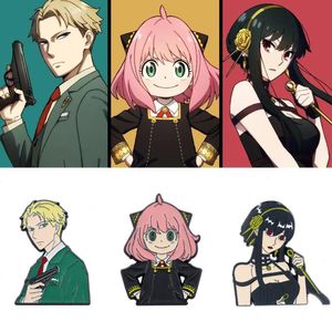 SPY FAMILY Anime Enamel Pin Womens Brooches Lapel Pins for Backpacks Decorative Briefcase Badges Jewelry Accessories for Fans