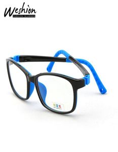 Nastolatki przeciw niebieskie lekkie okulary dzieci Tr Slicone Optyczna rama chłopca dziewczyna vintage przezroczyste komputerowe okulary antylśnieniowe UV406155658