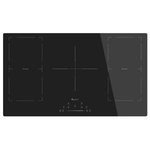 Cooktop induction da 36 pollici Burner Boost, fornello superiore per stufa elettrica integrata con doppia zona flexi, 9 livelli di potenza, mantenimento di funzionalità calda, timer, blocco di sicurezza dei bambini