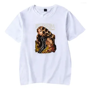 Herren -T -Shirts Eleni Foureira Crewneck T -Shirt Gedrucktes Gelegenheitskleidung Streetwear Sommer kurzärmelige Mann/Frau Grafik