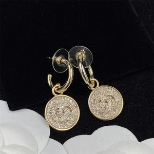 Garanhão designers de luxo Mulheres Brincho de moda Brincos de jóias de jóias formais de diamante de diamante