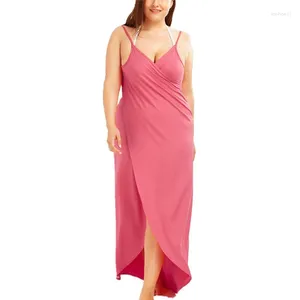 Towel 5XL Women Sexy Beach V-Neck Sling Dress 2024 Summer Backless Swimwear Cover Up Wrap Robe Female Tropical Dresses Plus Size