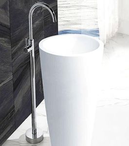 BlackChromeantiqueGold podłogowa wanna prysznic kran łazienki zimna woda mikser Tap5237812