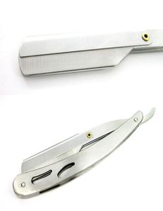 2pcslot Barber Straight Edge Razors Blade Stainless Steel Folding Shaving Knife9662093