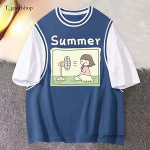 967 Women's T Shirts Summer Cotton T-Shirts 2022 Harajuku Anime Kawaii Girl Söt och rolig tryck Loose Woment-Shirt Fashion Street Explosivt