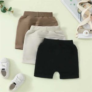 Shorts Preschool boys put on jogging shorts with 3 packs of drawstring shorts for sports exercise and belt pockets d240510