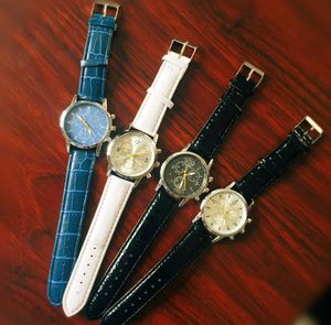 ВСЕМ 100PCSLOT MIX 4COLORS Кожаные часы Leisure Lovers Watch WR0344839522