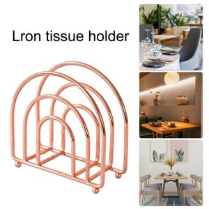 Küchenspeichergewebe-Organisator moderner Eisenkunsthalter Metall Serviette für Esstische raumsparende vertikale Innenräume