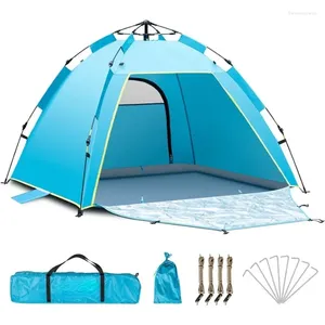 Zelte und Schutzhütten im Strandzelt 1-3 Person Automatisch Instant UV 50 Extra großer Sonnenunterkunft Leichtes tragbares Outdoor