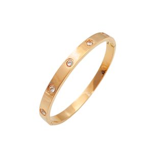 Primeira escolha das pessoas para sair da pulseira essencial 18K Bracelete de ouro rosa Moda feminina All-Star Jóias com Carrinho Comum e Bracelete da Família C