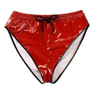 Женщины сексуальные мягкие кожаные шорты из ПВХ эротические порно высокие эластичные трусики для трусиков карманы