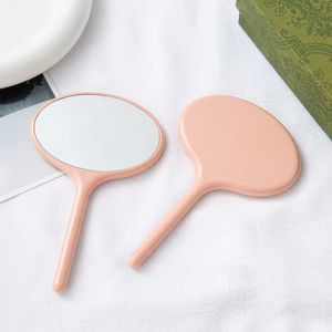 Pink Compact Mirrors G Brand Beauty Fashion acrylic cosmetic mirrors Flora Flowers Hand Mirror dust bag mirror with gift box Portable classic Mini Make up Tools