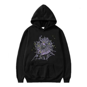 Hoodie Mens Hoodie for Men Sweatshirts Hooded Young Thug Angel Women Polo 555555 Purple Web Hoodies Tracksuit Puff