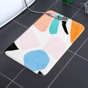 Carpets Thickened Toilet Absorbent Floor Mat Bathroom Anti-skid Living Room Rug