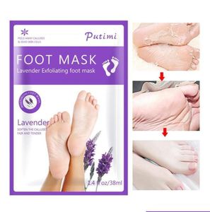 Fotbehandling Peeling Feet Mask Exfoliating Socks for Pedicure Foot Spa Care Ta bort Dead Skin 10st Drop Delivery 2022 Health Bea7476249