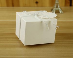 Bröllopspresentlådor Bröllopslådor Presentlådor Bröllopsfest White Kraft Paper Box 7 X7 X7CM2366420