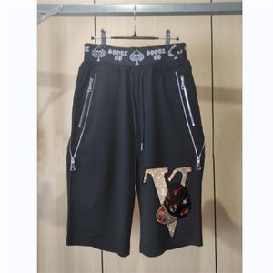 New Mens Shorts Summer Black White Printing Designer Board Shorts Fashion Casual Sports Loose Quick Drying Swimwear Men Beach Pants