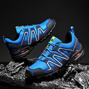 Männer Outdoor Wanderschlneaker Klettern Trekking Schnürung Trekking Outdoor Mountainbike Schuhe Flat Sport Radsportschuhe atmungsaktiv 240509