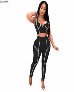 2020 Women Sets Summer Tracksuits TopPants Suit Two Piece Set Night Club Party Outfits Sporty Mesh Casual 2 pcs Street GL0020 T207661707