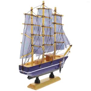 Figurine decorative nautica Modetta per bambini giocattoli in legno navigazione in stile mediterraneo decorazione decorazione