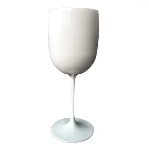 Canecas 401-500ml de vidro de vidro de plástico Red Creative Champagne Cup White Black Party Banquet Bar Cozpy Supplies