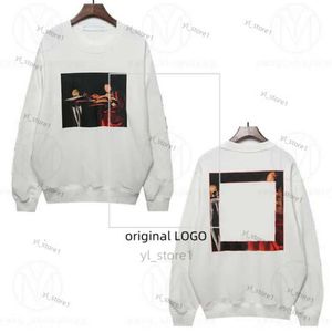 Off white hoodie Mens Womens Fashion Streetwears Man s Pullover Winter Sweatshirts Loose Hooded Off Designer Clothing high1 quality Street Print White Hoodys