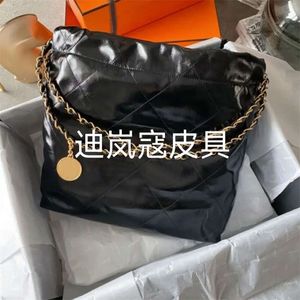 CH Leather Leather Pres -Chain Designer Bag Bag Bag CC Tote Tote Vintage Large Crace Leather 22bag Garbage Bag Bags Conder Countes Ladies Luxury Hand VJ5Q