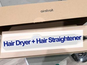 Nowa 2 w 1 suszarka do włosów + prostownicy włosów loki zawodowe Profesjonalna prostownica ceramiczna płaska prosta ruszanie do Dyson Airstrait HT01