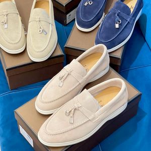 الصيف المشي غير الرسمي للأحذية LP Walkman Designer Sneaker for Woman Trainer Trainer Heel Man Tasman Loafer Suede Promdress Moccasin Low Top Sport Outdoor Shoes