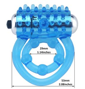 Nowatorskie zabawki dłuższy seks kryształowy wibrator pierścionek penis pierścionek wibrujący seksowne zabawki sex zabawki dla mężczyzn para Q42014161943