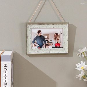 Frames 1pc Twine Wall Hanging Picture Frame For Decoration Single Home Office Po