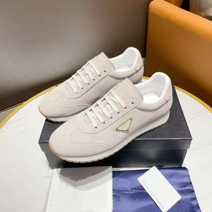 Män kvinnor rankar mocka sneakers högkvalitativa patentläder platt tränare svart mesh snörning casual skor utomhus löpare sportskor 5.9 03