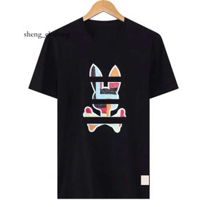 Psychological Bunny Hoodie Mens T-shirts Women T-shirts Bunnies Cotton T Shirt Fashion Letter Psychol Bunny Short Sleeve Par Casual Outdoor High Quality 3365