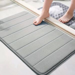 バスマットメモリフォームマットバスルームラグ吸収剤洗える柔らかい柔らかい非スリップ濃厚なカーペット床浴槽用