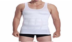 Mens Slimming Body Shaper Vest Shirt Tank Top Men039s Mage Midjeväst gå ner i vikt Skjorta Slim Compression Muscle Tank Shapewear7016925