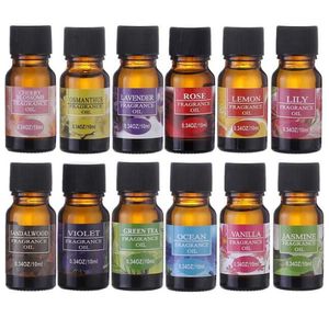 Essential Oils 10ml Flower Fruit Essential Oil For Aromatherapy Diffusers Air Freshening Relieve Oil