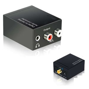 Цифровое аналоговое коаксиальное волокно в L/R Audio Signater Converter