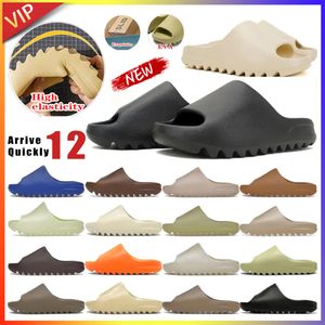 Terlik Ayakkabı Sandalet Tasarımcı Slides Trainers Sliders Slider Mens Dhgate Moda Ayakkabı Kutu Kemik Beyaz Reçine Sand Plajı Erkekler Kadınlar 2024 HABERLER