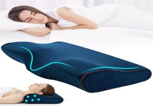 Orthopedic Pillow Memory Foam Bedding Sleeping Pillow Neck Protection Slow Rebound Relax Cervical Pillows For Neck Pain 2111115991660