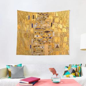 Tapestries Adele Bloch-Bauer I - Detail By Gustav Klimt Gold Tapestry Cute Room Things Wall Decoration Design