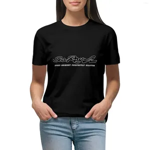 Kadın Polos Sea Ray Tekne Siyah Mektup Logo T-Shirt Gömlekleri Grafik Tees Estetik Giyim Yaz Topları