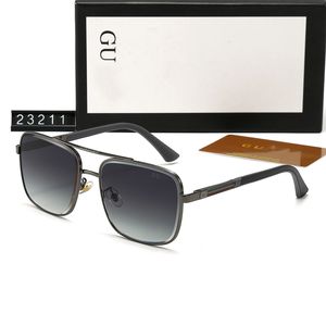 Óculos de sol para homens para homens homens Moda lentes de óculos de fábrica de óculos de fábrica Non Slip Nariz Resto duplo feixe de metal férias casuais masculas óculos de sol feminino