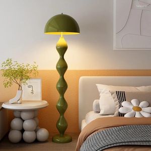 Lâmpadas de chão Scandi Macaron Lamp simples de cogumelo de cogumelo de cogumelos exposições de salão de exposição de salão