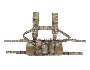 Tactical Sling Vest MOLLE Pouch 1000D Nylon Vest Belt Combat Army Battle Cummerbunds with Shoulder Sling Harness3771375