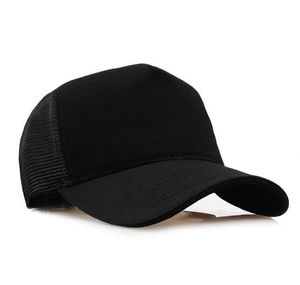 Gorras Camionero Trucker Cap Cappello Trucker di alta qualità Cappello Blank 5 pannelli Maglie Black Cotton Trucker Cappelli da camion Gendati 5343614