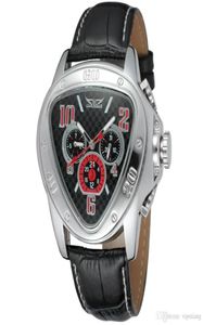 Najlepsze luksusowe wyścigi sportowe męskie zegarki mężczyzn Trójkąt kształt Automatyczny mechaniczny auto data na rękę Relogio Military9566019