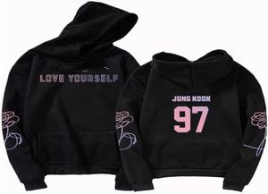 Jungkook Unisex Hoody Kpop Jimin Suga Hoodies 97スウェットシャツLove Yourself Hoody Sweatshirt Harajuku Bangtan Boys 94 95 92 Hoody 226064784